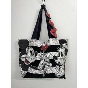 Disney Couture Mikey and Minnie Flower Tote Bag By Loop